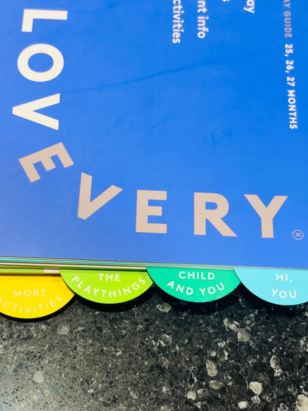 Lovevery Baby Activity Cards Play Guide - 25 26 and 27 months